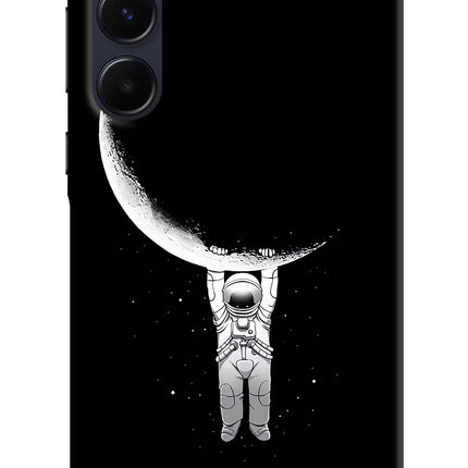 Moon Space Samsung A55 5G Hard Case Back Cover by Casekaro