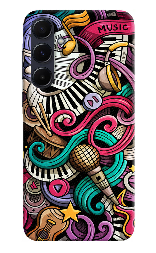 Music Abstract Samsung A55 5G Back Cover