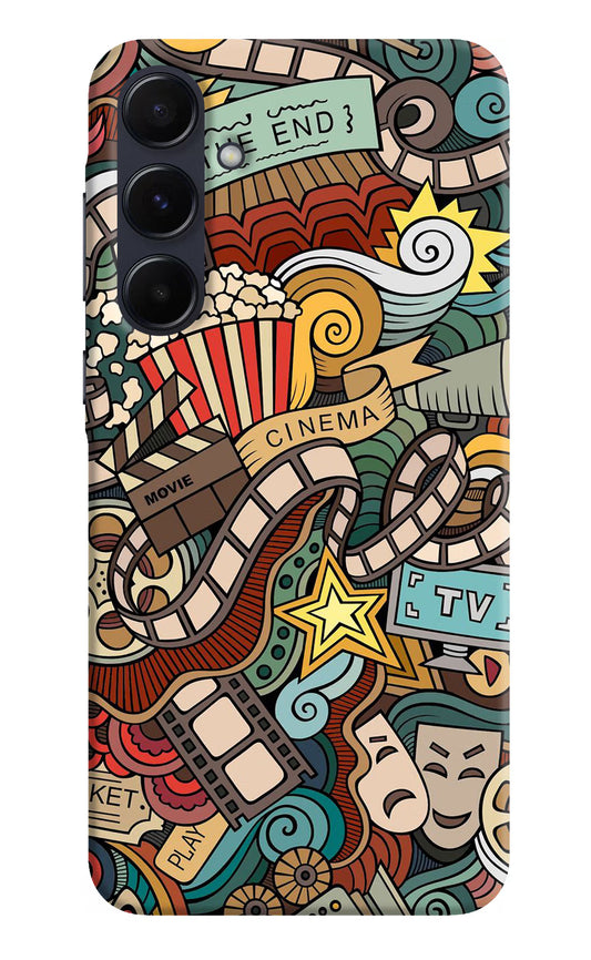 Cinema Abstract Samsung A55 5G Hard Case Back Cover by Casekaro