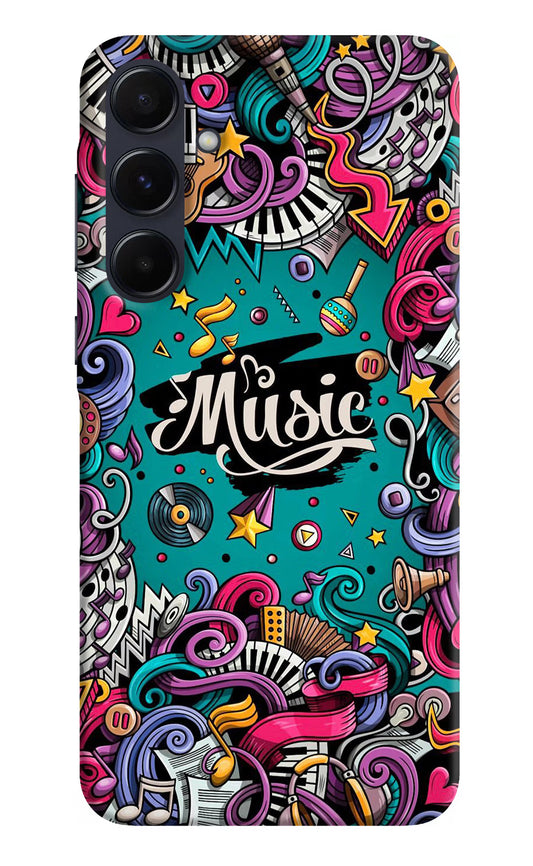 Music Graffiti Samsung A55 5G Hard Case Back Cover by Casekaro