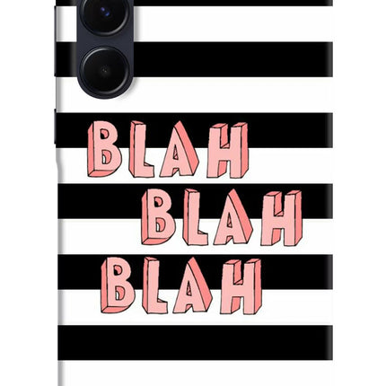 Blah Blah Blah Samsung A55 5G Hard Case Back Cover by Casekaro