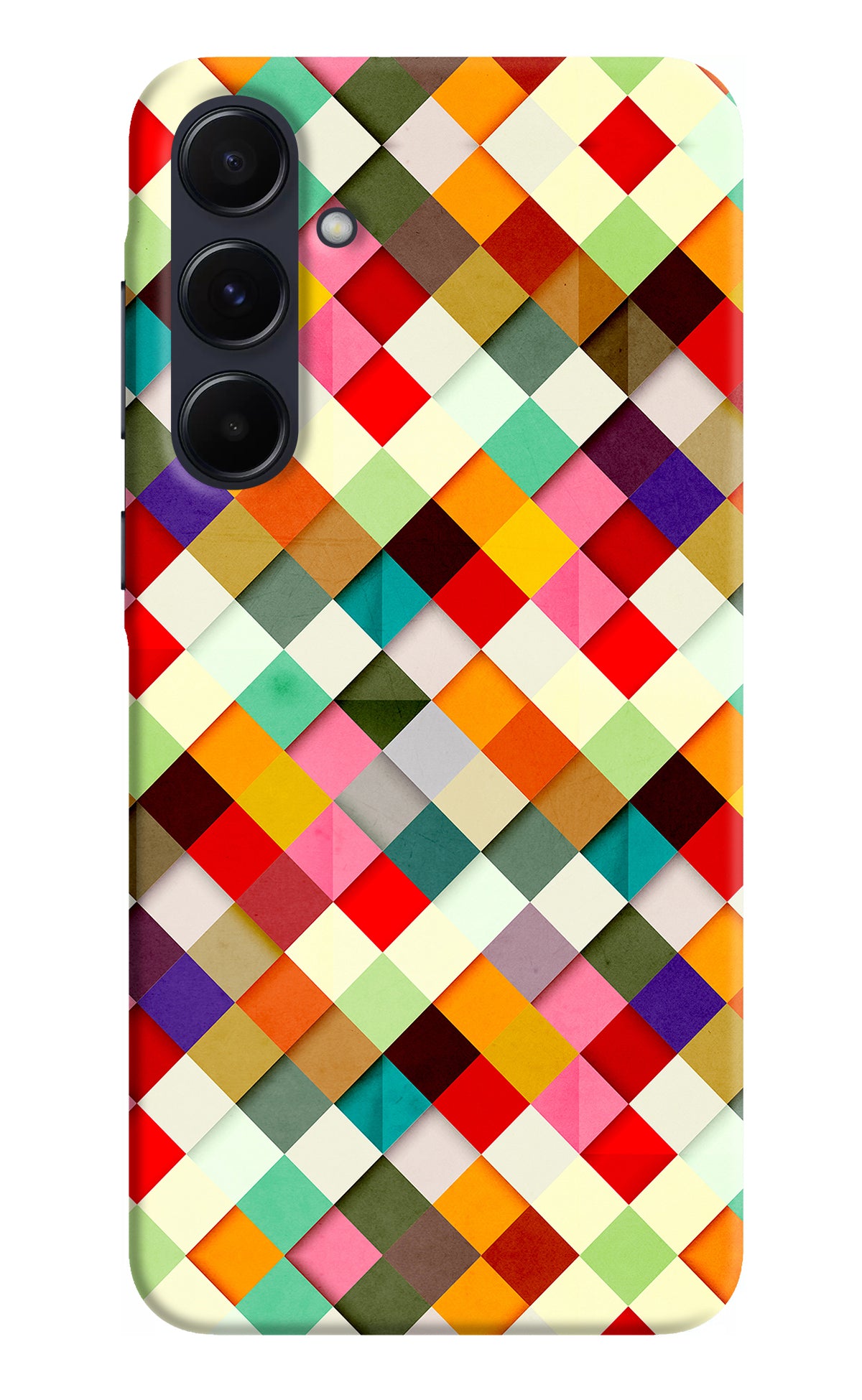 Geometric Abstract Colorful Samsung A55 5G Back Cover