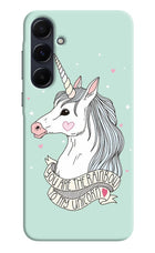 Unicorn Wallpaper Samsung A55 5G Hard Case Back Cover by Casekaro