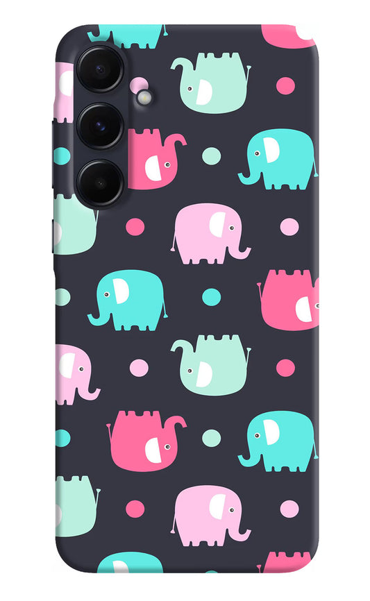 Elephants Samsung A55 5G Hard Case Back Cover by Casekaro