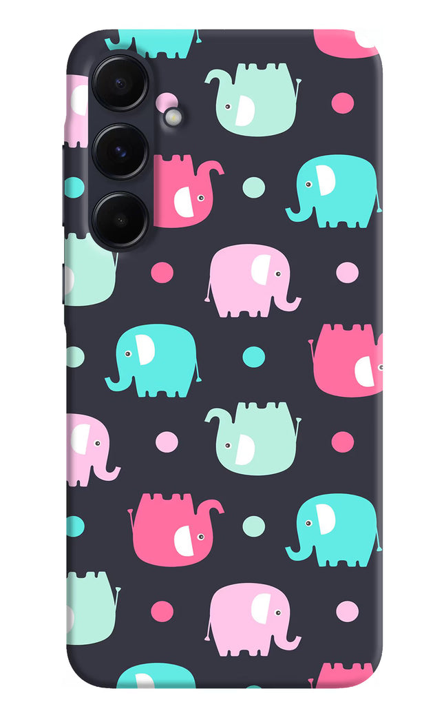 Elephants Samsung A55 5G Hard Case Back Cover by Casekaro