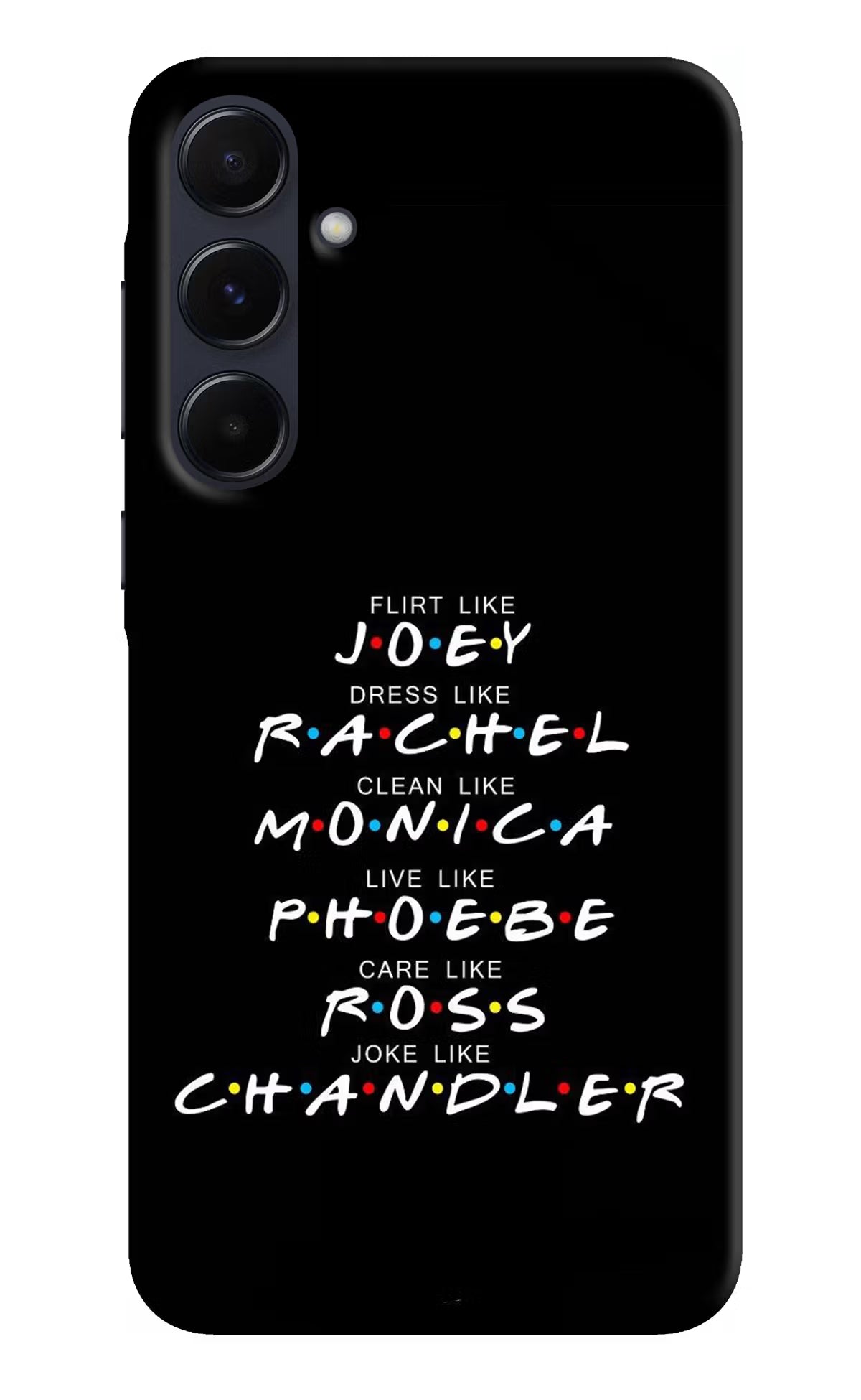 FRIENDS Character Samsung A55 5G Hard Case Back Cover by Casekaro