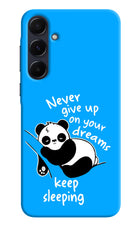 Keep Sleeping Samsung A55 5G Hard Case Back Cover by Casekaro