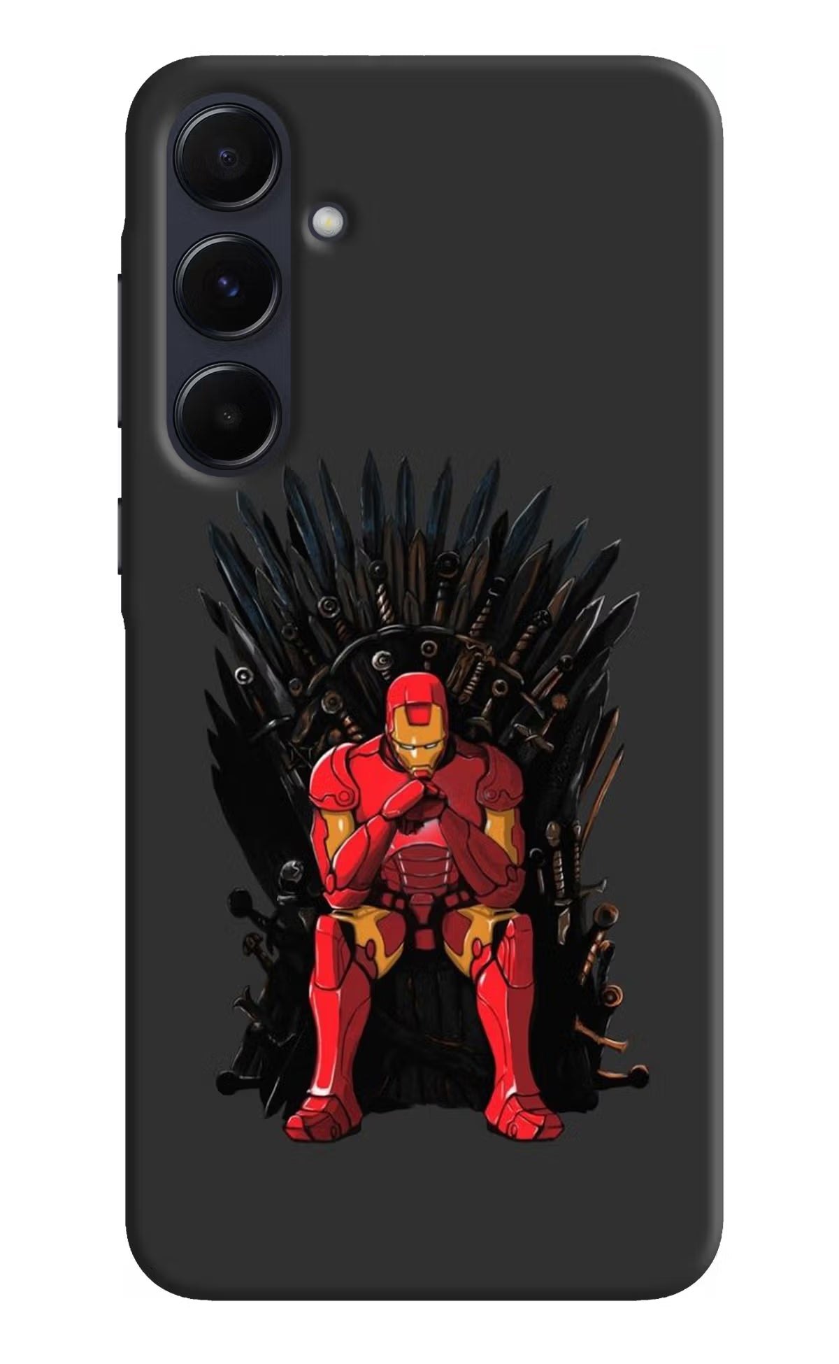 Ironman Throne Samsung A55 5G Hard Case Back Cover by Casekaro