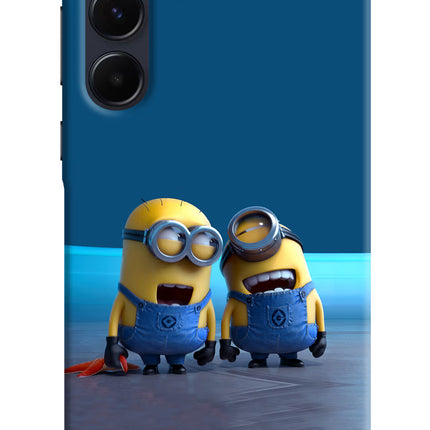 Minion Laughing Samsung A55 5G Hard Case Back Cover by Casekaro