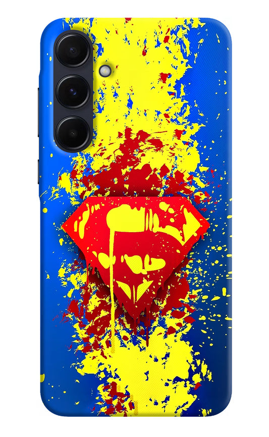 Superman logo Samsung A55 5G Hard Case Back Cover by Casekaro