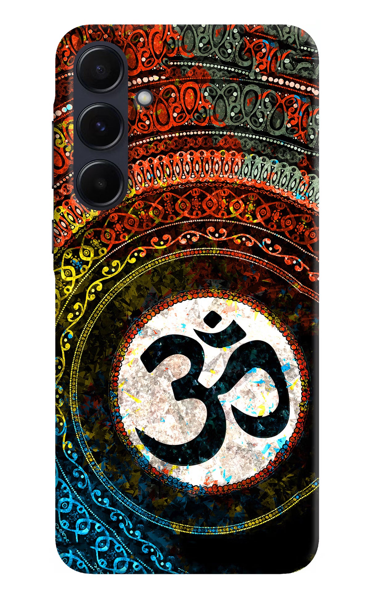 Om Cultural Samsung A55 5G Hard Case Back Cover by Casekaro