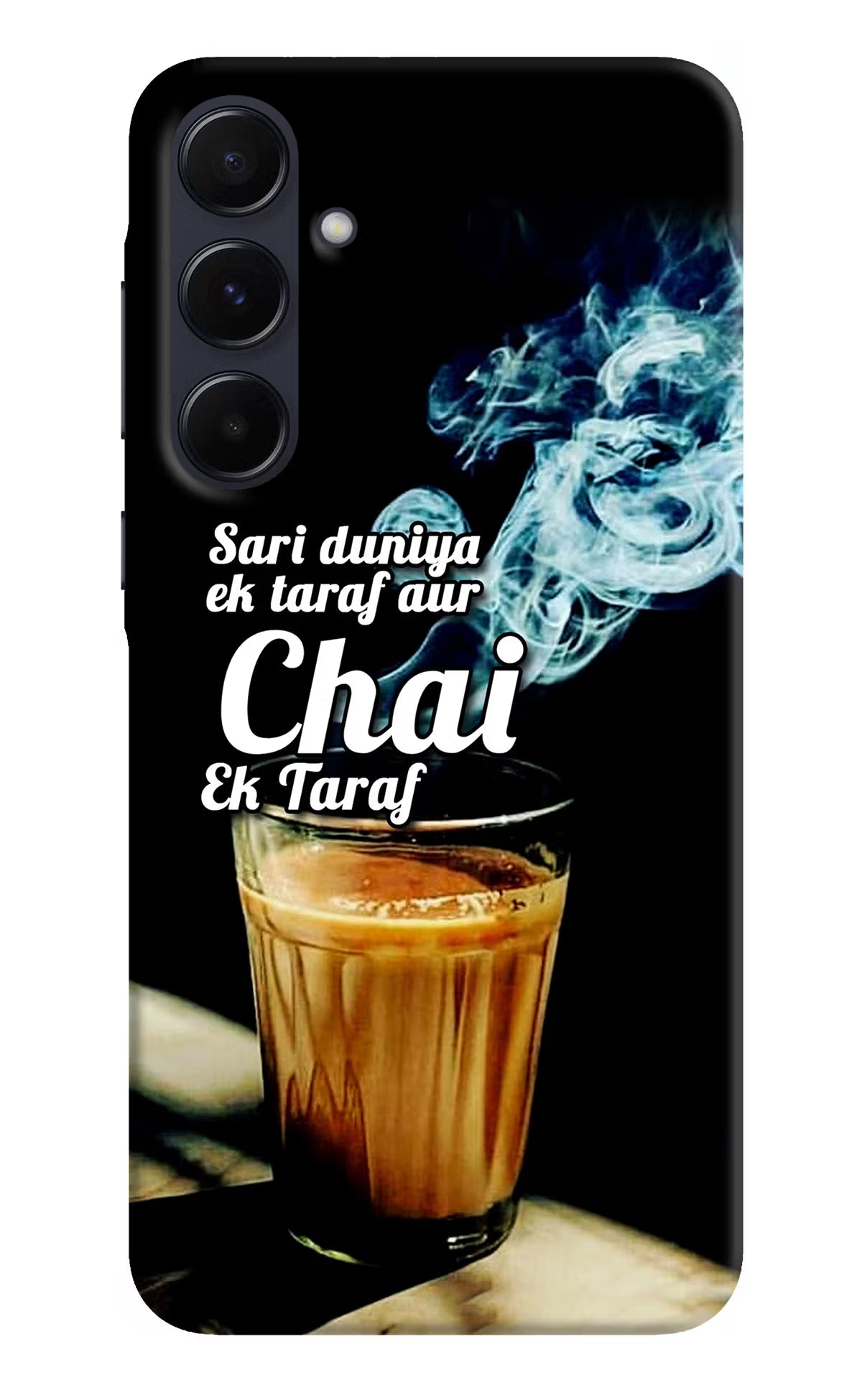 Chai Ek Taraf Quote Samsung A55 5G Hard Case Back Cover by Casekaro