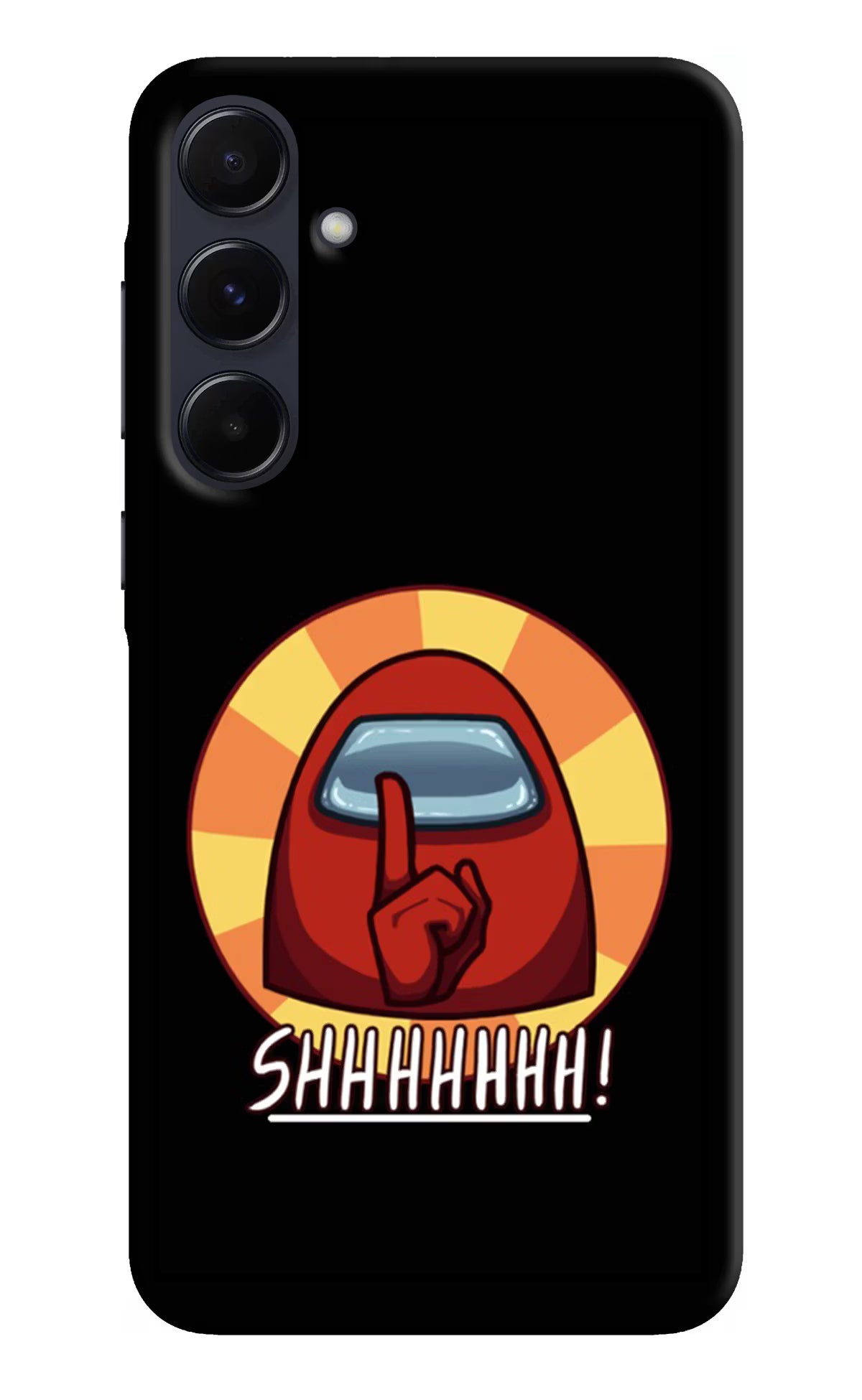 Among Us Shhh! Samsung A55 5G Hard Case Back Cover by Casekaro