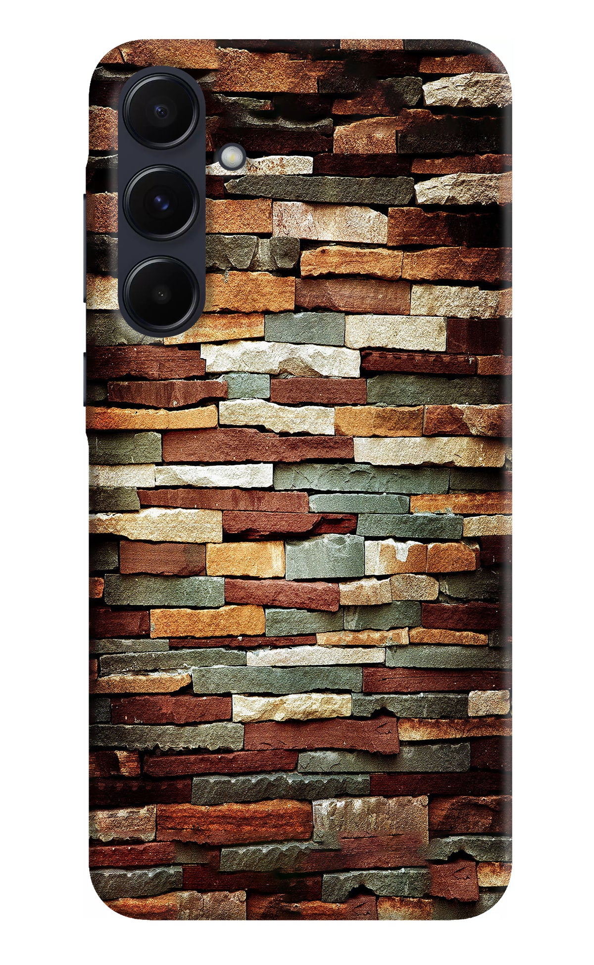 Bricks Pattern Samsung A55 5G Back Cover