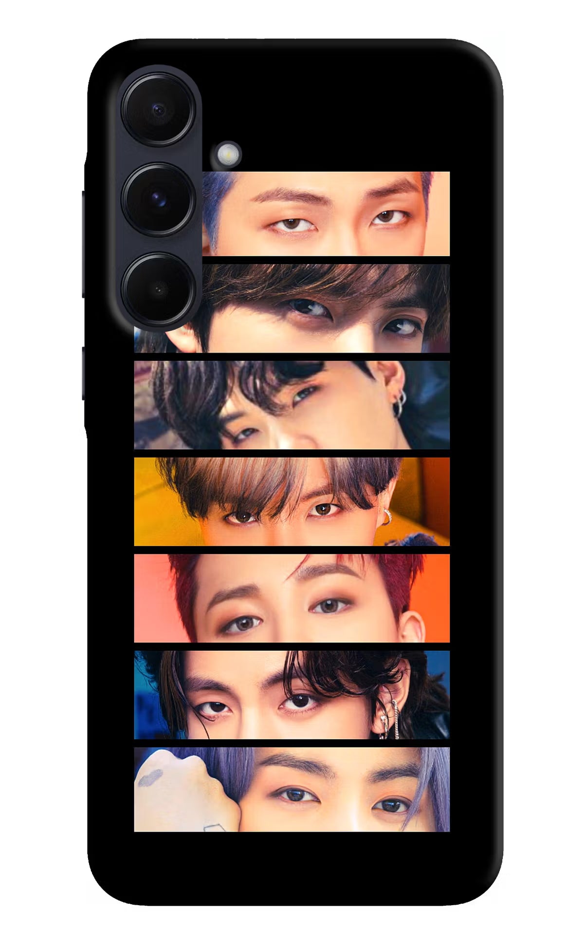 BTS Eyes Samsung A55 5G Hard Case Back Cover by Casekaro
