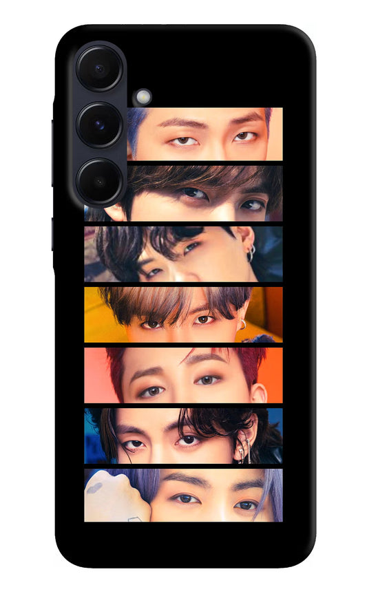 BTS Eyes Samsung A55 5G Hard Case Back Cover by Casekaro