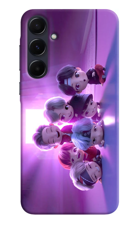 BTS Chibi Samsung A55 5G Hard Case Back Cover by Casekaro