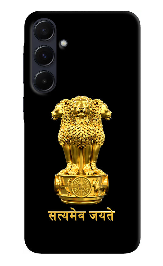 Satyamev Jayate Golden Samsung A55 5G Back Cover