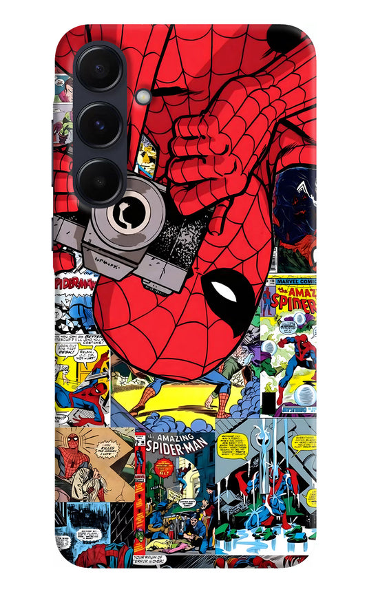 Spider Man Samsung A55 5G Hard Case Back Cover by Casekaro