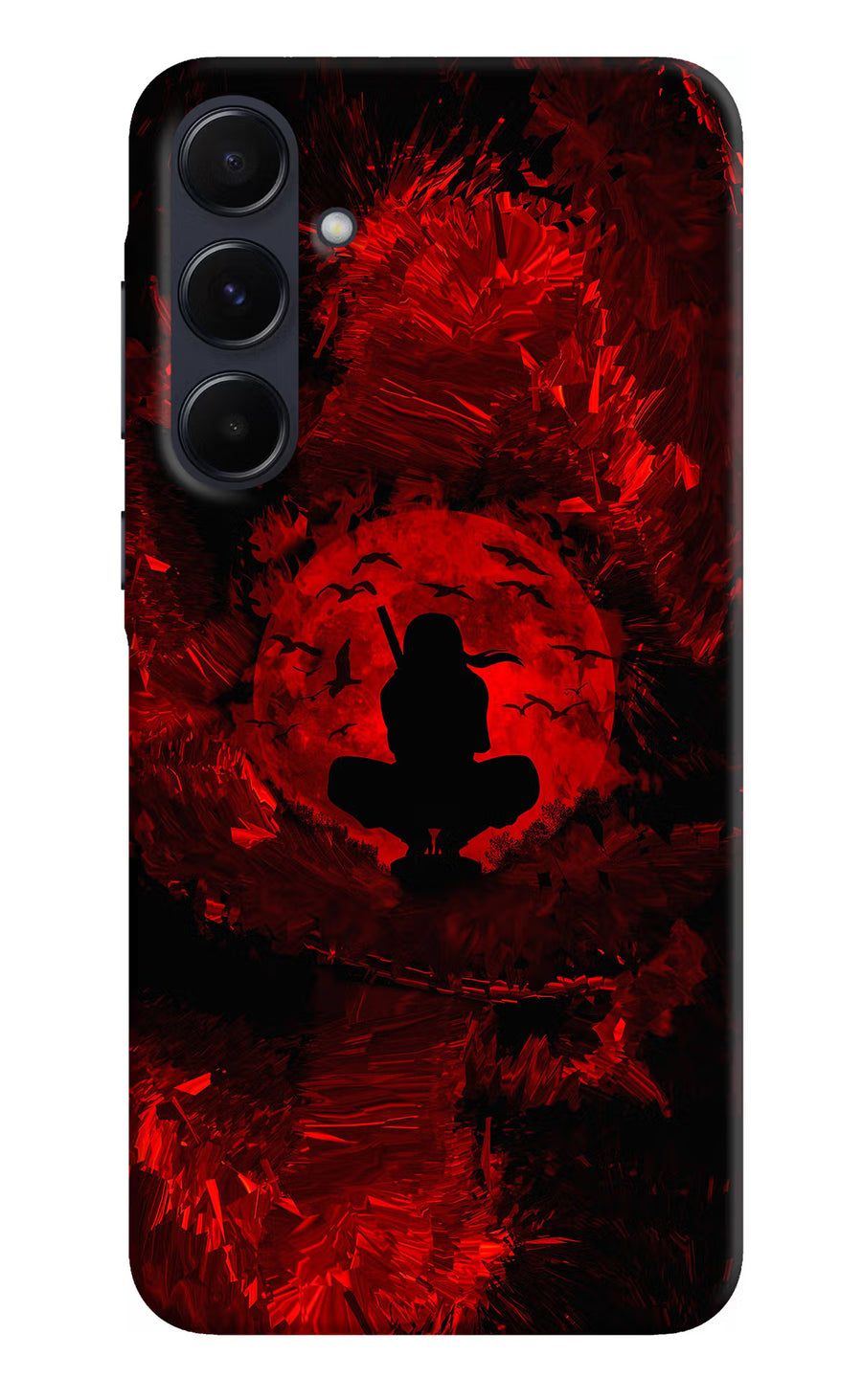 Itachi Uchiha Samsung A55 5G Back Cover, Hard case