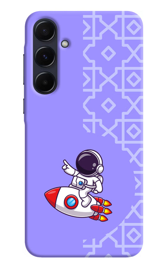Cute Astronaut Samsung A55 5G Hard Case Back Cover by Casekaro
