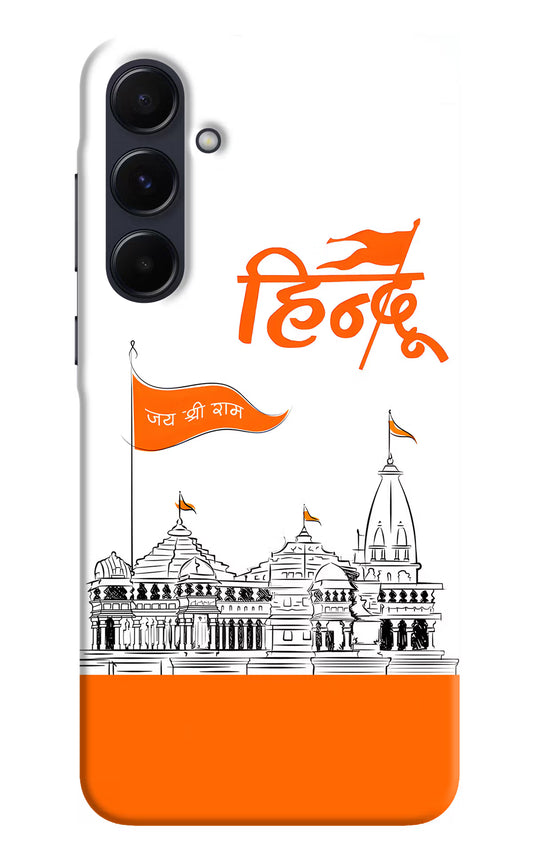 Jai Shree Ram Hindu Samsung A55 5G Hard Case Back Cover by Casekaro