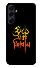 Om Namah Shivay Samsung A55 5G Hard Case Back Cover by Casekaro