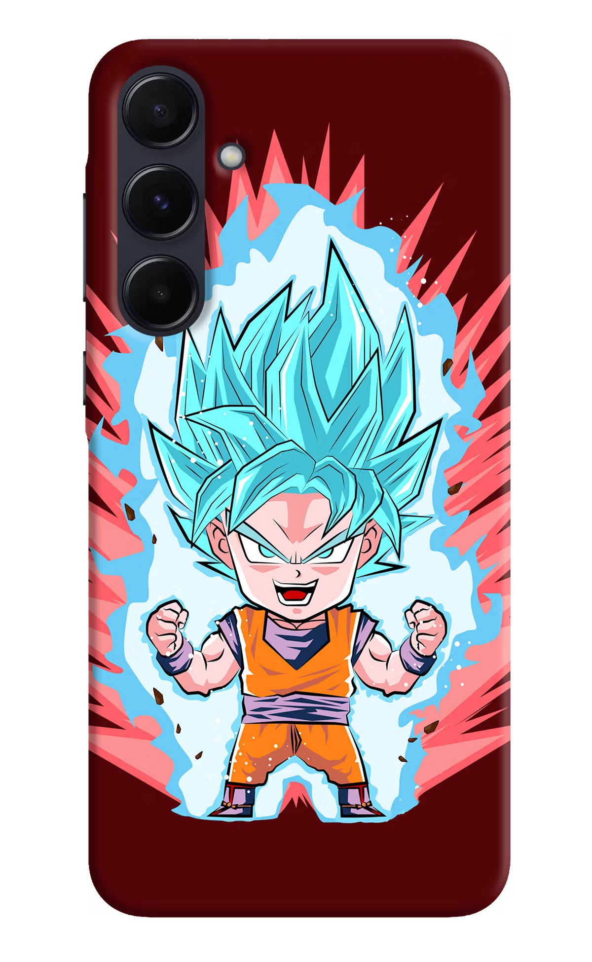 Goku Little Samsung A55 5G Hard Case Back Cover by Casekaro