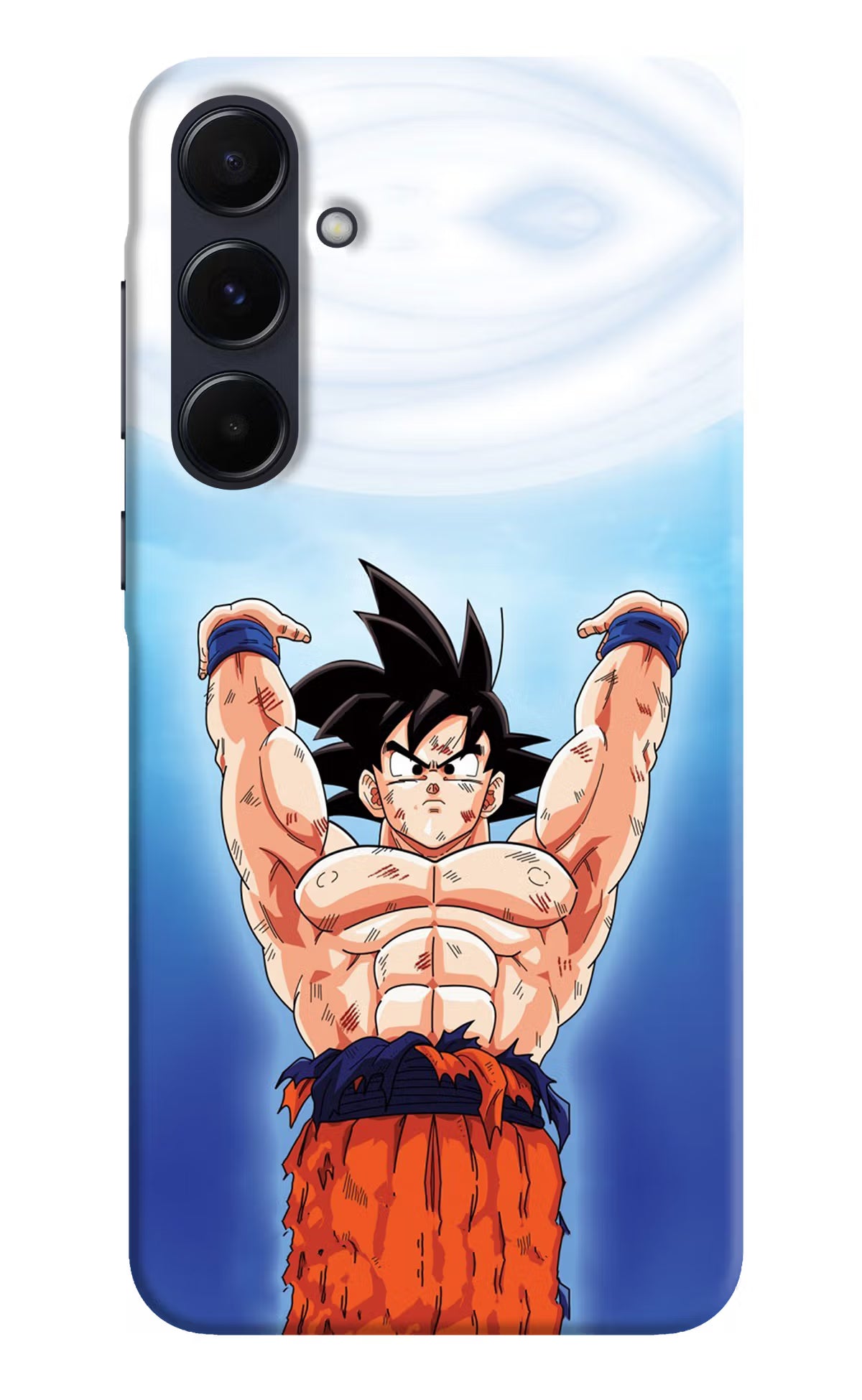 Goku Power Samsung A55 5G Hard Case Back Cover by Casekaro