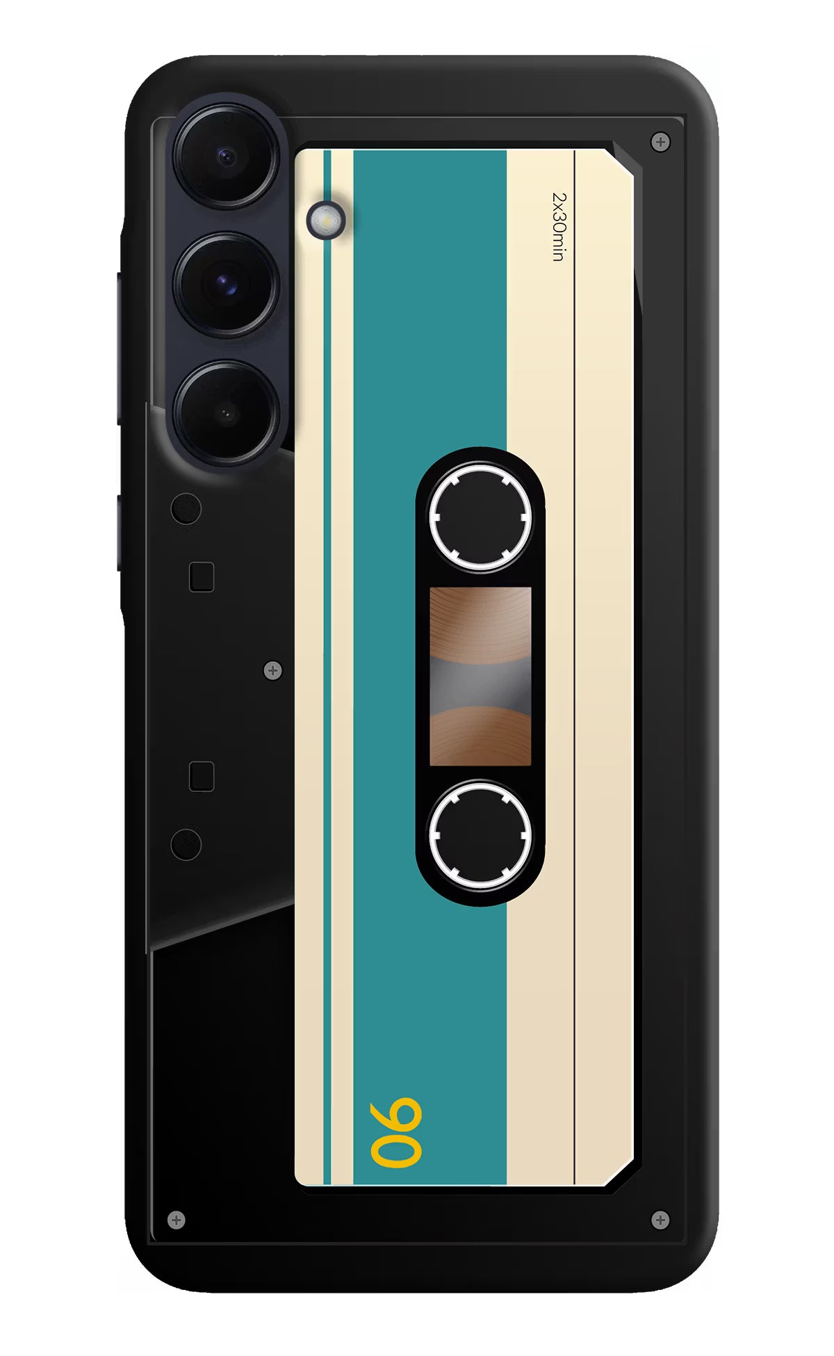 Cassette Samsung A55 5G Hard Case Back Cover by Casekaro