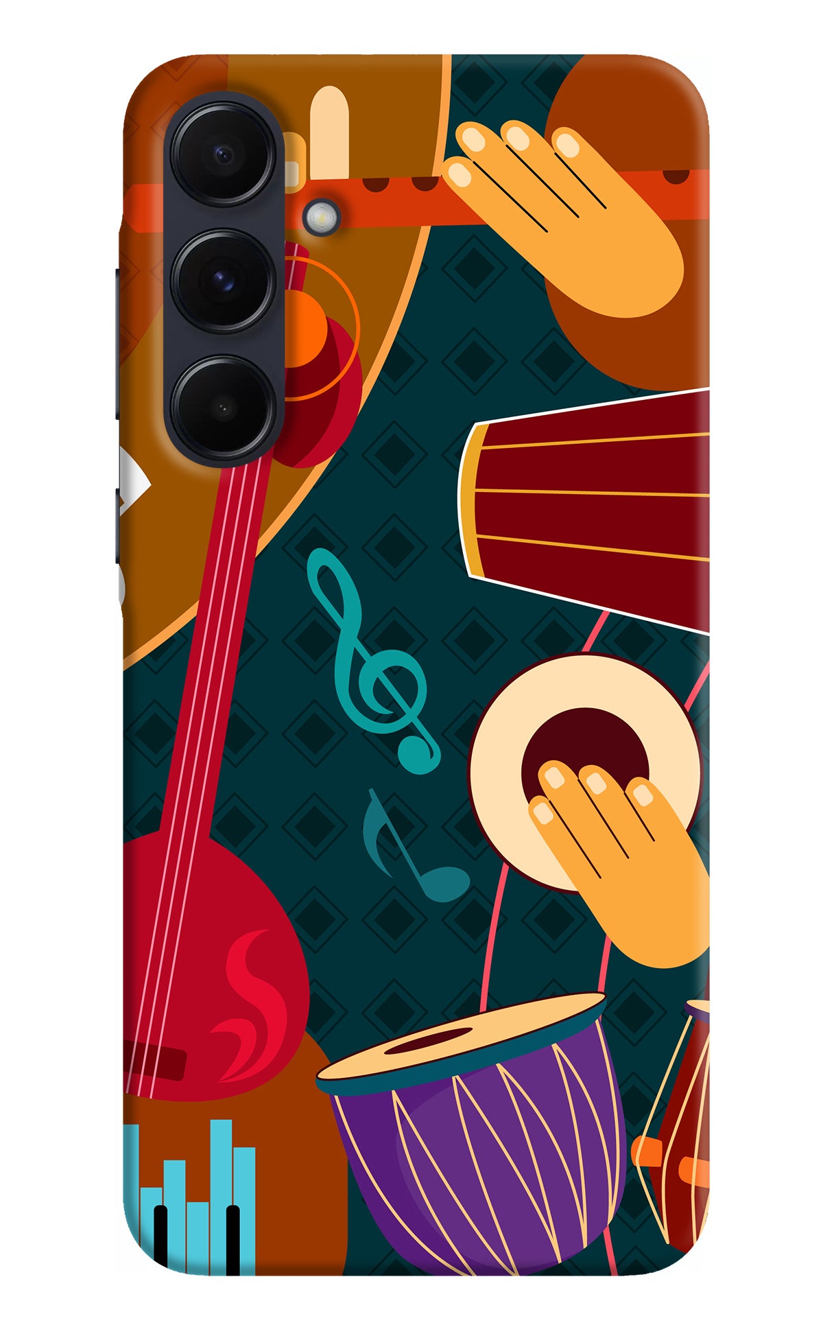 Music Instrument Samsung A55 5G Back Cover