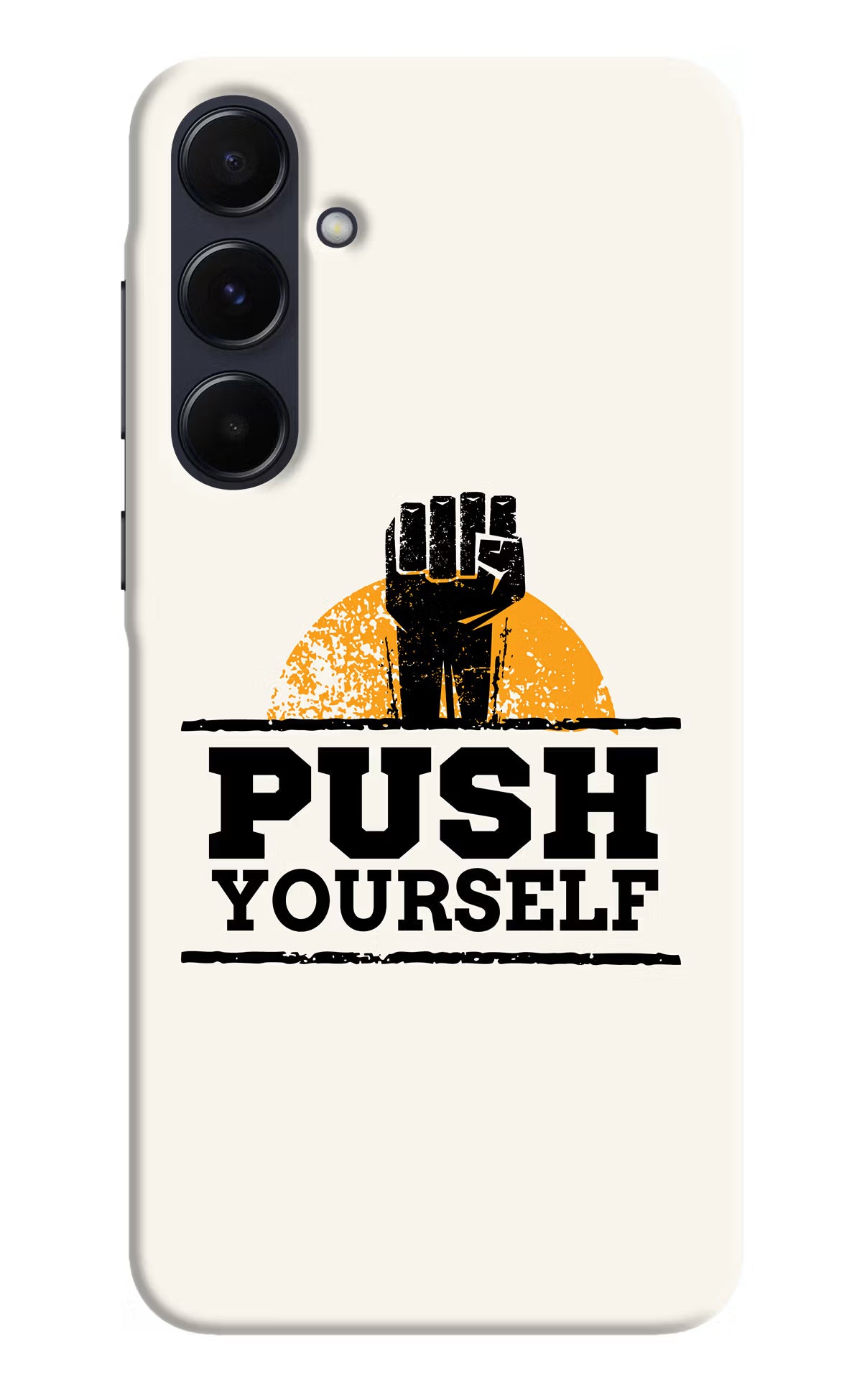 Push Yourself Samsung A55 5G Hard Case Back Cover by Casekaro