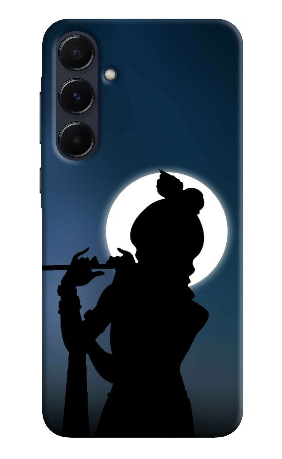 Shri Krishna Silhouette Samsung A55 5G Back Cover