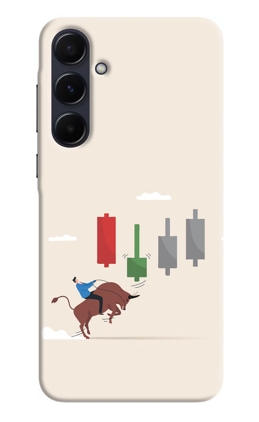 Bull Trading Momentum Samsung A55 5G Hard Case Back Cover by Casekaro