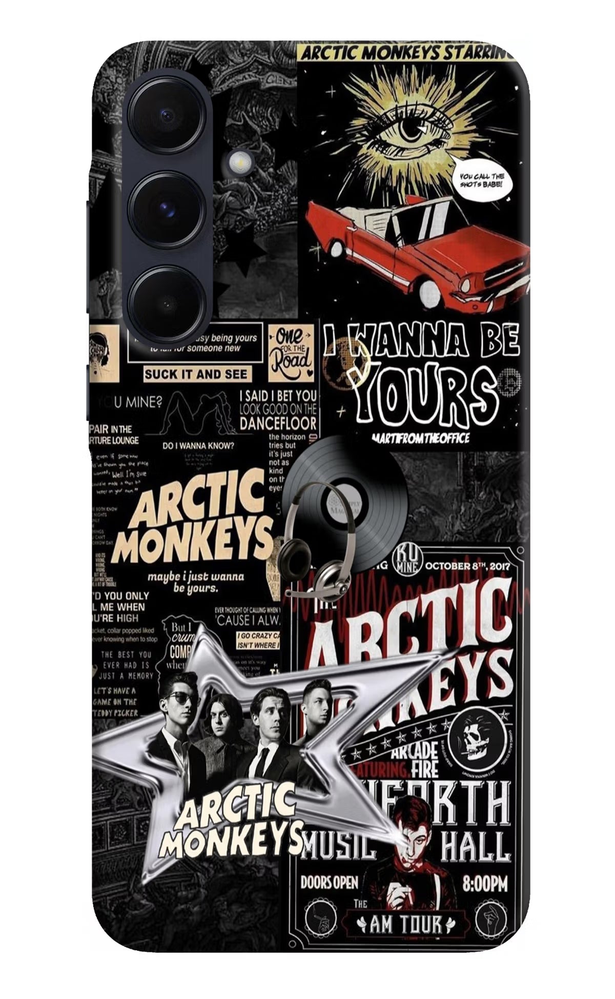 Arctic Monkeys Samsung A55 5G Hard Case Back Cover by Casekaro