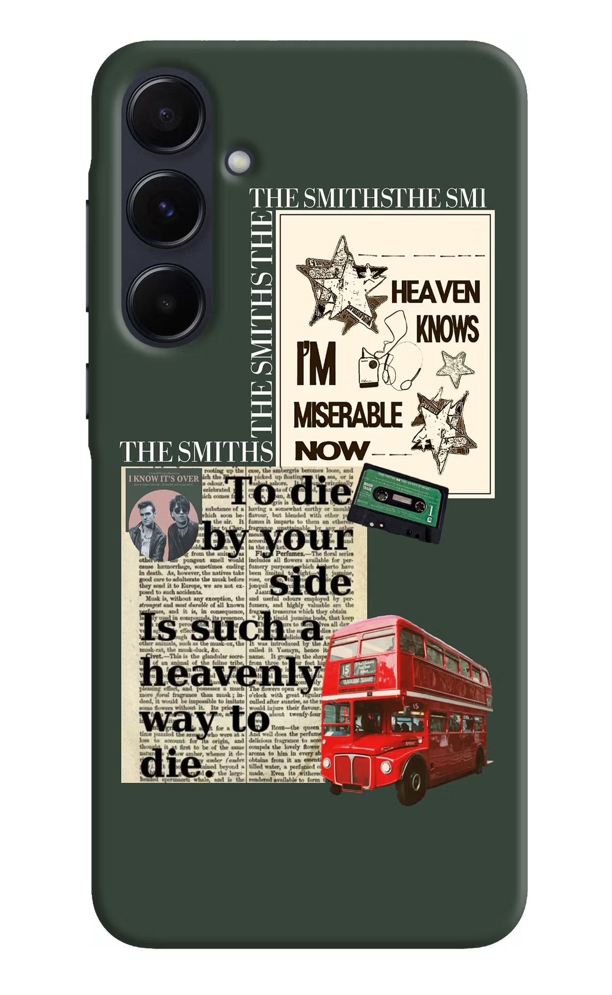 The Smiths Samsung A55 5G Hard Case Back Cover by Casekaro
