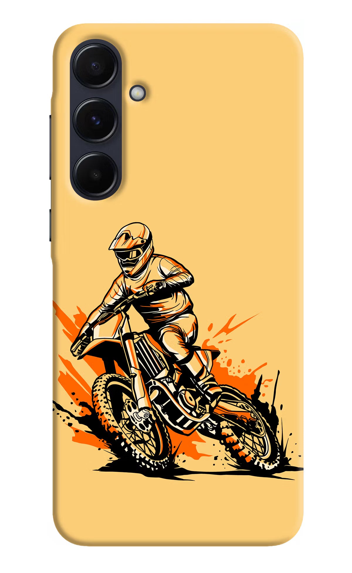 Off-Road Fury Samsung A55 5G Hard Case Back Cover by Casekaro