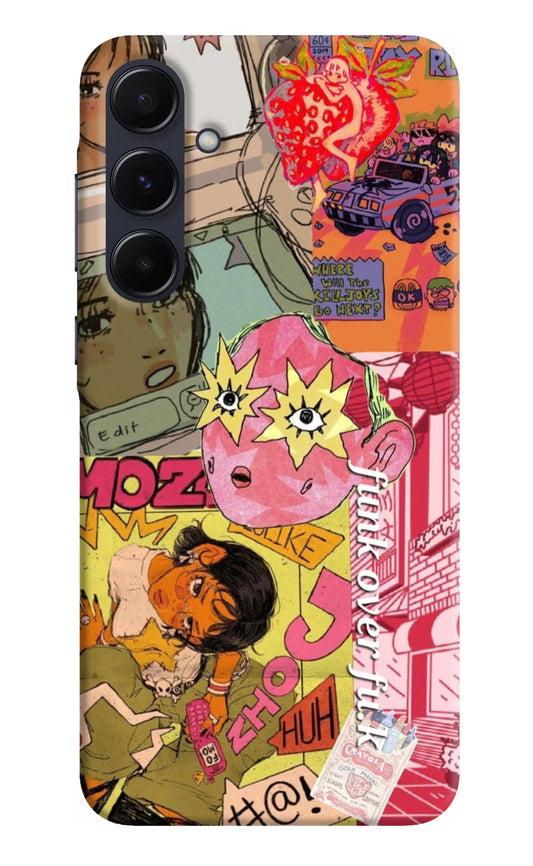Funkover Samsung A55 5G Hard Case Back Cover by Casekaro