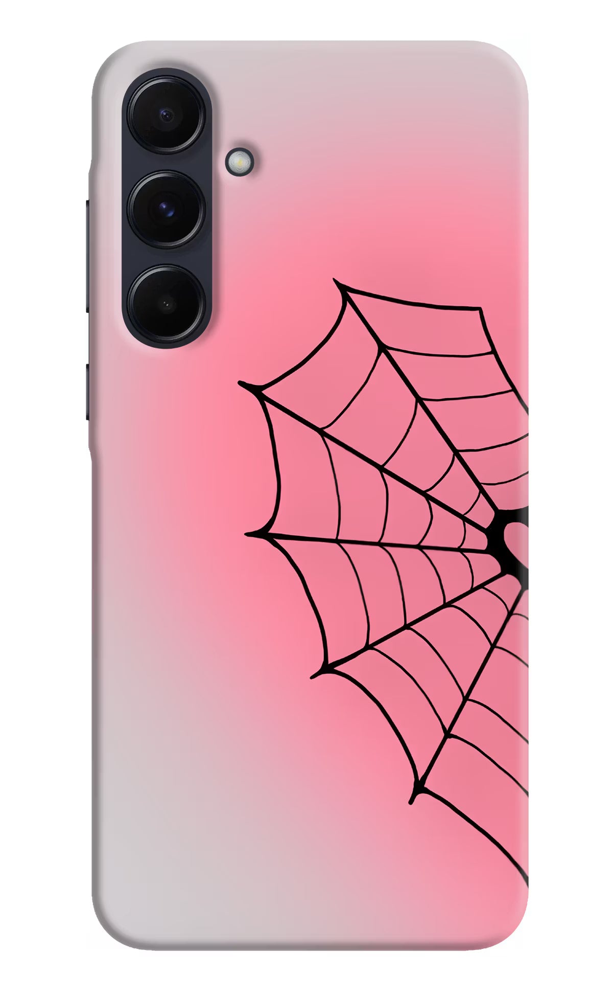 Pink Web Samsung A55 5G Back Cover