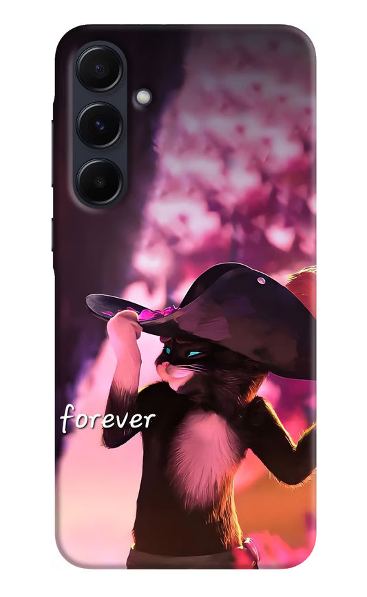 Forever Cat Samsung A55 5G Hard Case Back Cover by Casekaro