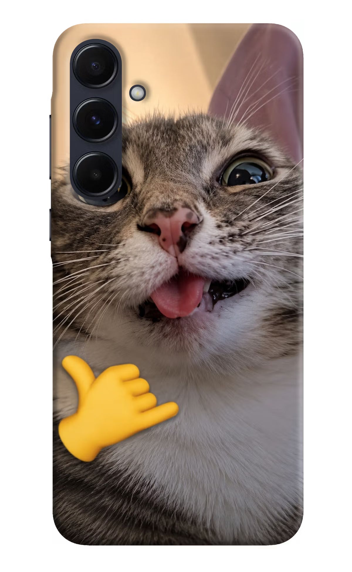 Silly Cat Call Samsung A55 5G Back Cover