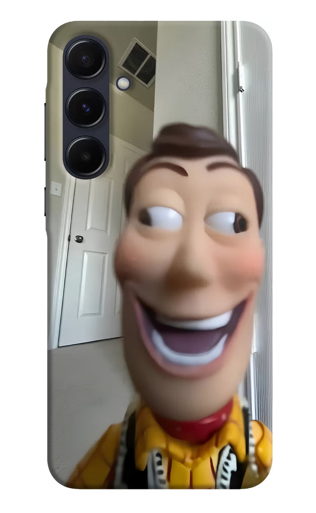 Side Eye Woody Samsung A55 5G Hard Case Back Cover by Casekaro