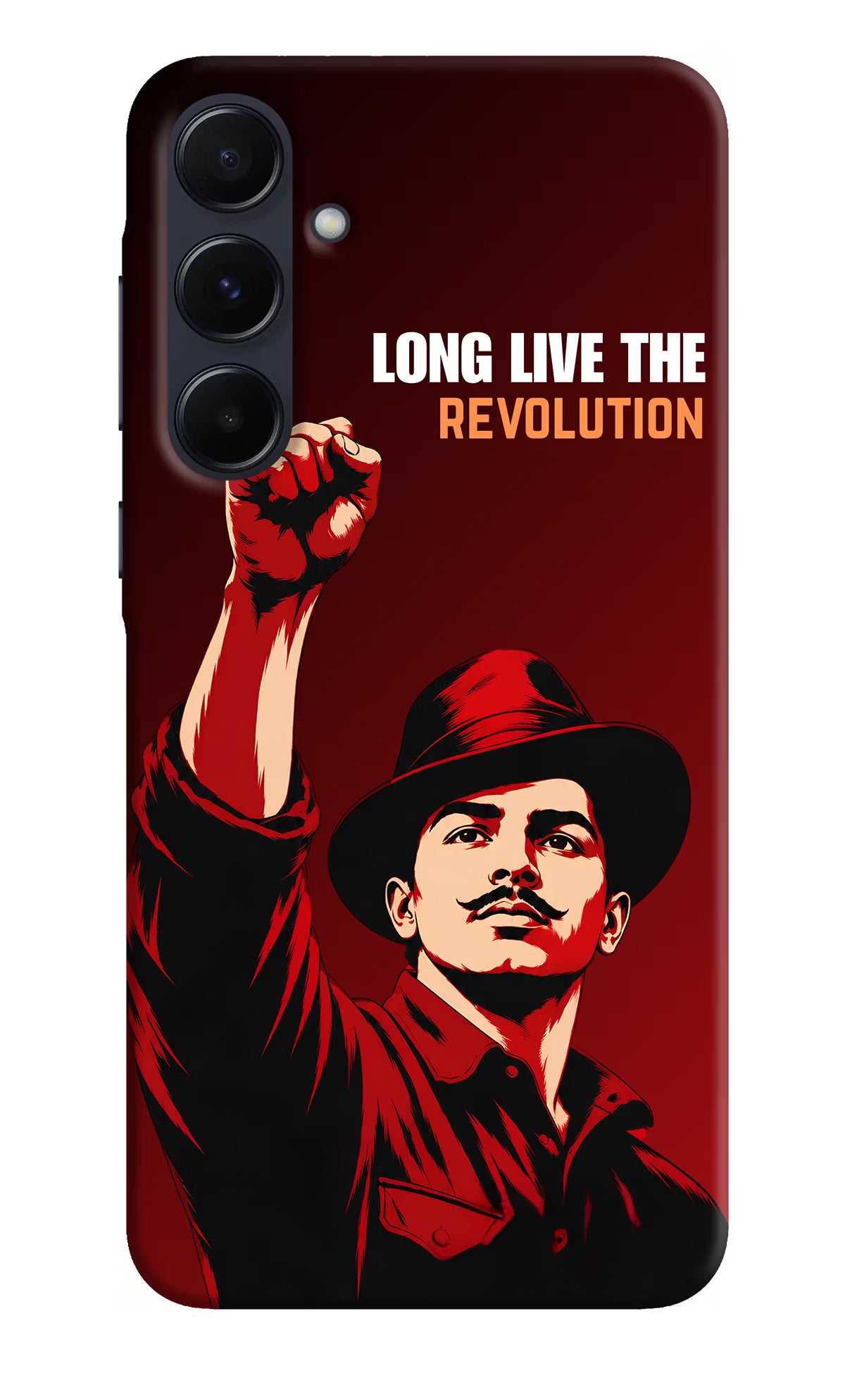 Bhagat Singh Revolution Samsung A55 5G Back Cover