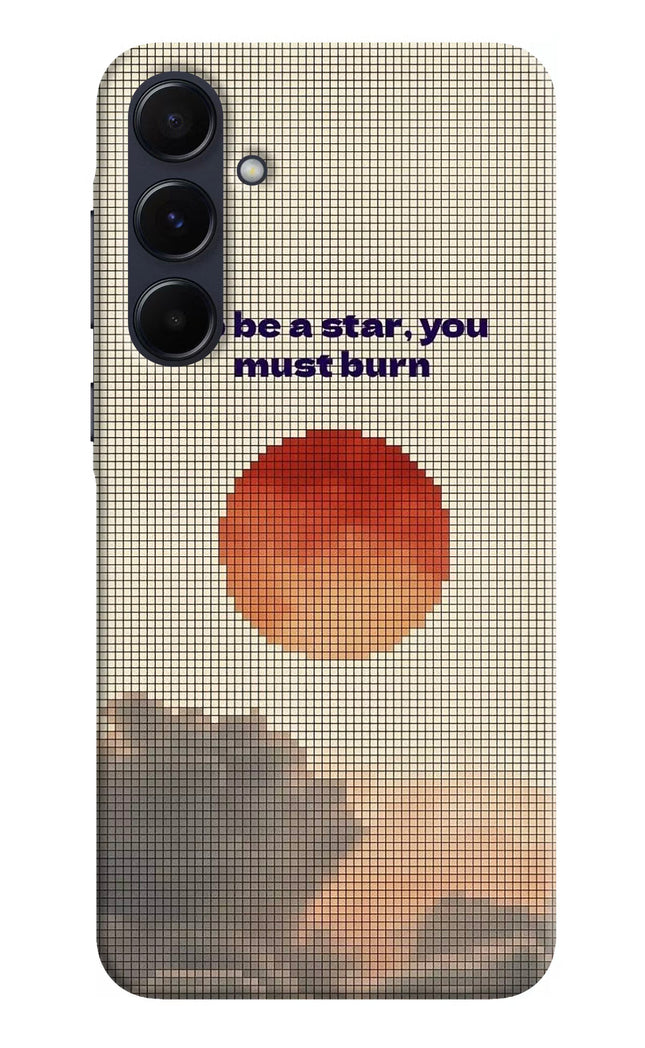 Pixel Sun Samsung A55 5G Hard Case Back Cover by Casekaro