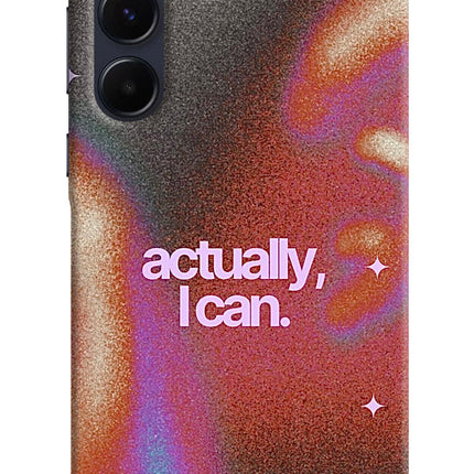 Pink Aura Samsung A55 5G Hard Case Back Cover by Casekaro