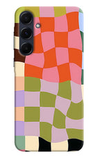 Wavy Grid Samsung A55 5G Back Cover
