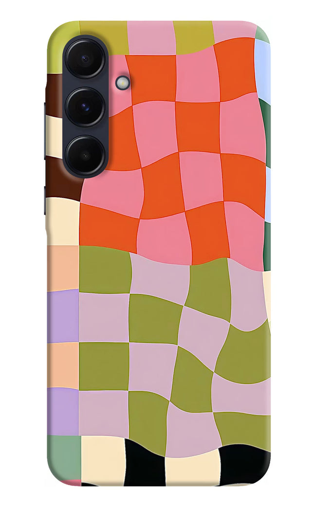 Wavy Grid Samsung A55 5G Hard Case Back Cover by Casekaro