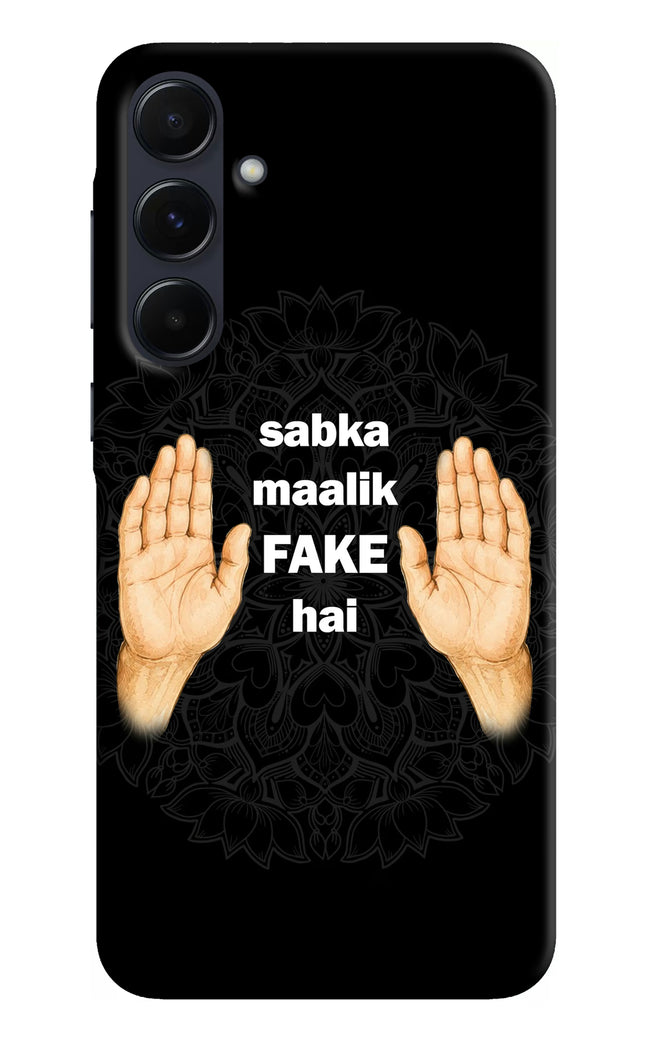 Sabka Malik Fake Samsung A55 5G Hard Case Back Cover by Casekaro
