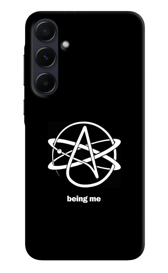 Atheist Symbol Samsung A55 5G Hard Case Back Cover by Casekaro