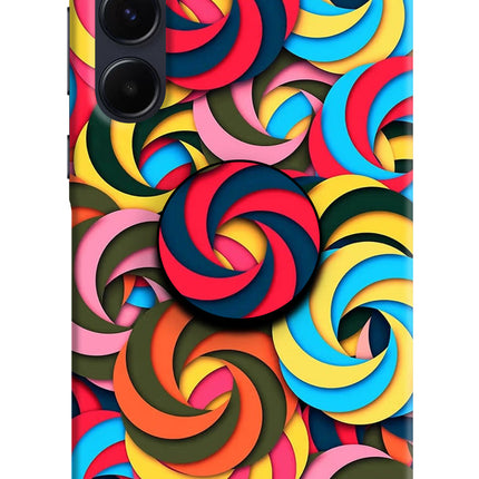 Spiral Pattern Samsung A55 5G Pop Case by Casekaro
